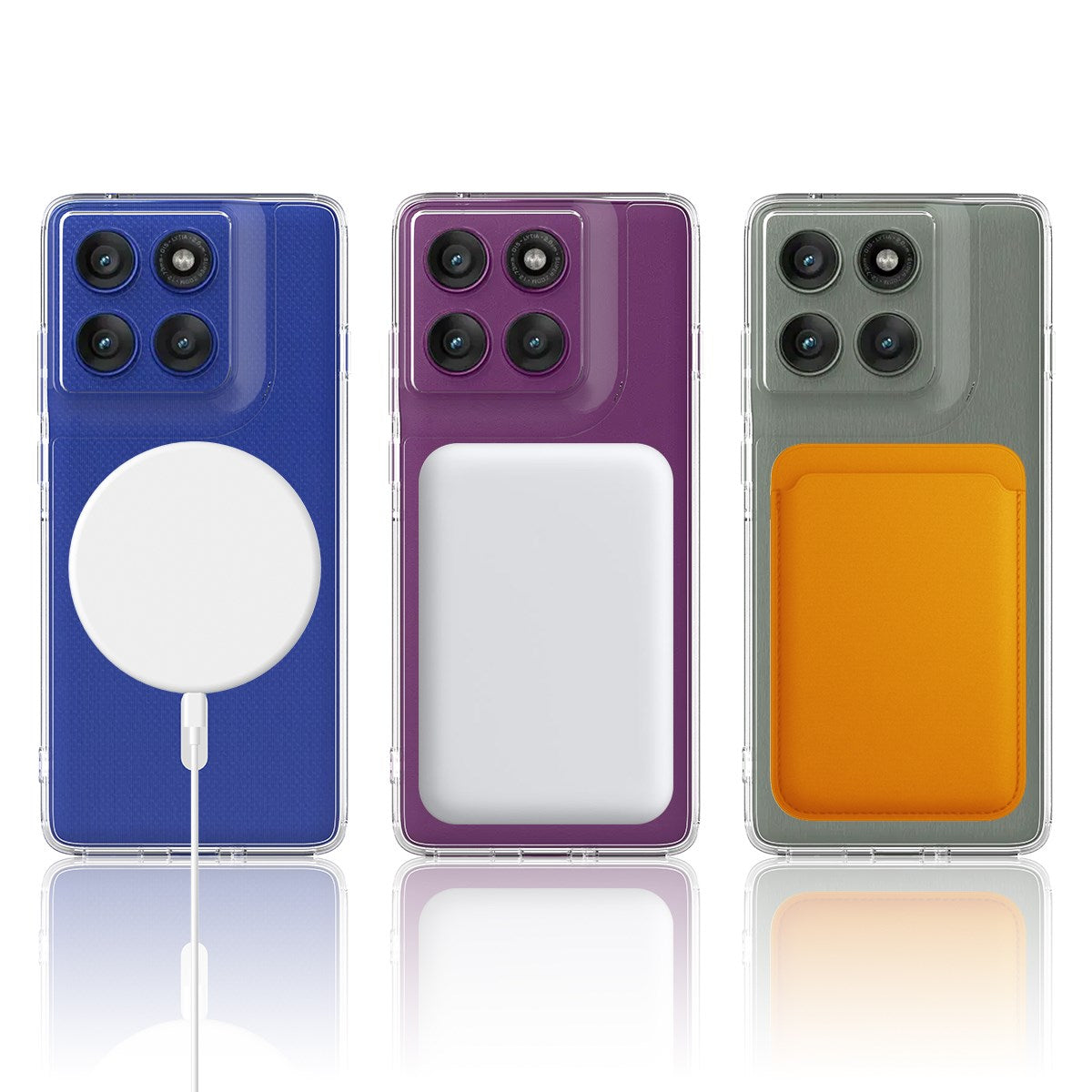 EIDERWOOD Motorola Edge 60 Pro Hybrid Mobil Cover - MagSafe Kompatibel - Gennemsigtig