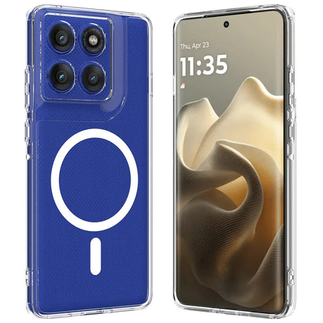 EIDERWOOD Motorola Edge 60 Pro Hybrid Mobil Cover - MagSafe Kompatibel - Gennemsigtig