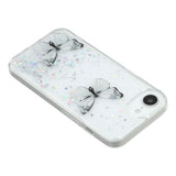 EIDERWOOD iPhone 17e / 16e Fleksibelt Plastik Mobil Cover m. Sommerfugle - Gennemsigtig