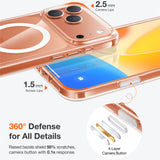 iPhone 17 Pro - TORRAS Guardian Magnetic Hybrid Plastik Cover - MagSafe Kompatibel - Orange