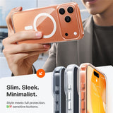 iPhone 17 Pro - TORRAS Guardian Magnetic Hybrid Plastik Cover - MagSafe Kompatibel - Orange