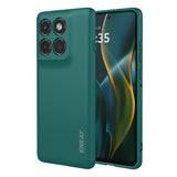 ENKAY Motorola Edge 60 Pro Silikone Mobil Cover - Mørkegrøn