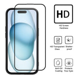 iPhone 17 Pro Hybrid Mobil Cover - inkl. 2 x Skærmbeskyttelsesglas - MagSafe Kompatibel - Gennemsigtig / Hvid