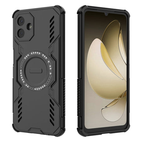 Samsung Galaxy A07 - EIDERWOOD Håndværker Cover m. Varmeafledning - MagSafe Kompatibel - Sort