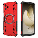 Samsung Galaxy A07 - EIDERWOOD Håndværker Cover m. Varmeafledning - MagSafe Kompatibel - Rød