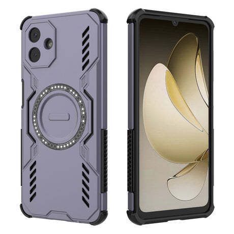 Samsung Galaxy A07 - EIDERWOOD Håndværker Cover m. Varmeafledning - MagSafe Kompatibel - Lilla