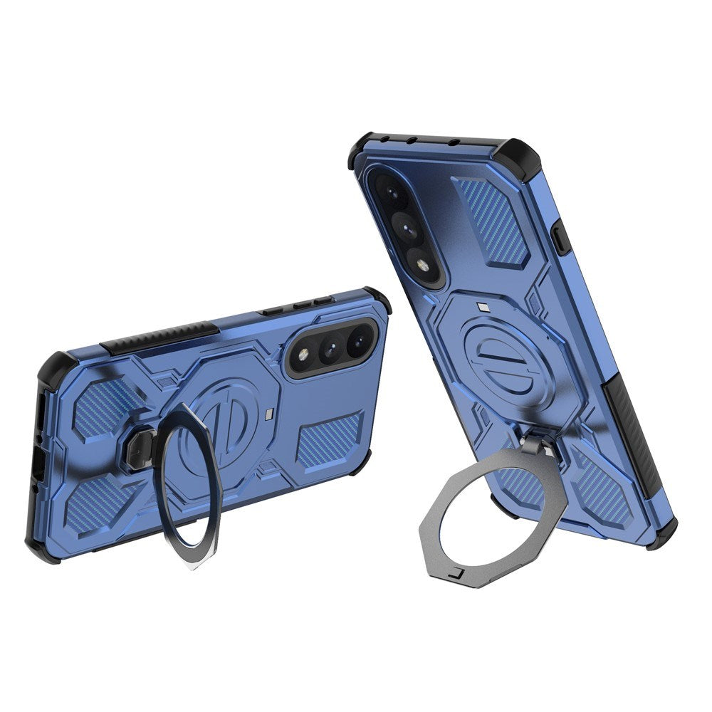 OnePlus Nord 5 - EIDERWOOD Hybrid Håndværker Cover m. Kickstand - MagSafe Kompatibel - Blå
