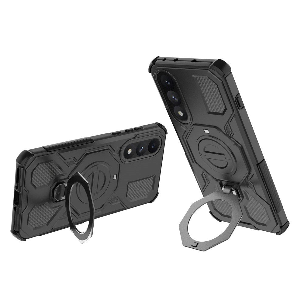 OnePlus Nord 5 - EIDERWOOD Hybrid Håndværker Cover m. Kickstand - MagSafe Kompatibel - Sort