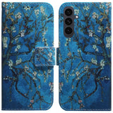 Samsung Galaxy S25 FE - EIDERWOOD Kunstlæder Flip Case m. Motiv - Blomster