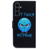 Samsung Galaxy S25 FE - EIDERWOOD Kunstlæder Flip Case m. Motiv - Don't Touch My Phone