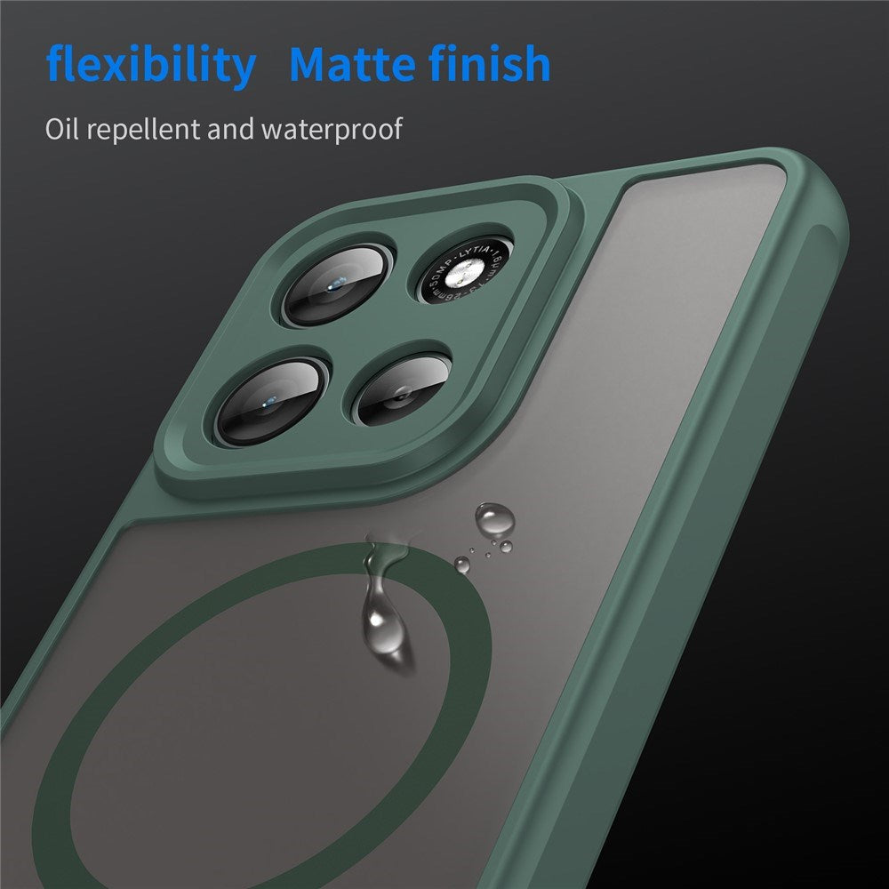 Motorola Moto G56 - EIDERWOOD Hybrid Plastik Cover - MagSafe Kompatibel - Grøn