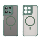 Motorola Moto G56 - EIDERWOOD Hybrid Plastik Cover - MagSafe Kompatibel - Grøn