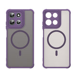 Motorola Moto G56 - EIDERWOOD Hybrid Plastik Cover - MagSafe Kompatibel - Lilla