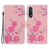 EIDERWOOD OnePlus Nord 5 Kunstlæder Cover m. Pung & Strop - Lyserøde Blomster