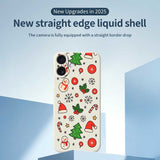 EIDERWOOD iPhone 17 Jule Mobilcover - Fleksibelt Plastik - Julemotiver / Beige