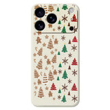 EIDERWOOD iPhone 17 Pro Jule Mobilcover - Fleksibelt Plastik - Kagemænd & Juletræer / Beige