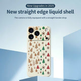 EIDERWOOD iPhone 17 Pro Max Jule Mobilcover - Fleksibelt Plastik - Kagemænd & Juletræer / Grøn