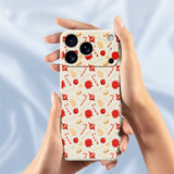 EIDERWOOD iPhone 17 Pro Jule Mobilcover - Fleksibelt Plastik - Juleslik / Lilla