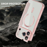 EIDERWOOD iPhone 17 Pro Max Flip Mobil Cover m. Gennemsigtig Bagside - MagSafe Kompatibel - Lyserød