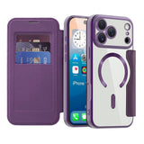 EIDERWOOD iPhone 17 Pro Max Flip Mobil Cover m. Gennemsigtig Bagside - MagSafe Kompatibel - Lilla