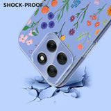 Motorola Moto G86 - EIDERWOOD Fleksibelt Plast Bagside Cover m. Print - Vilde Blomster