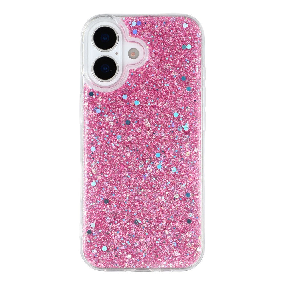 EIDERWOOD iPhone 17 Glitter Mobil Cover - Lyserød