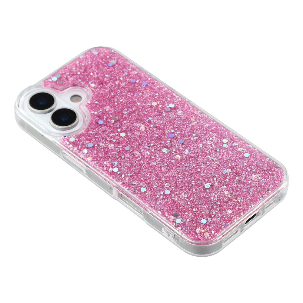 EIDERWOOD iPhone 17 Glitter Mobil Cover - Lyserød