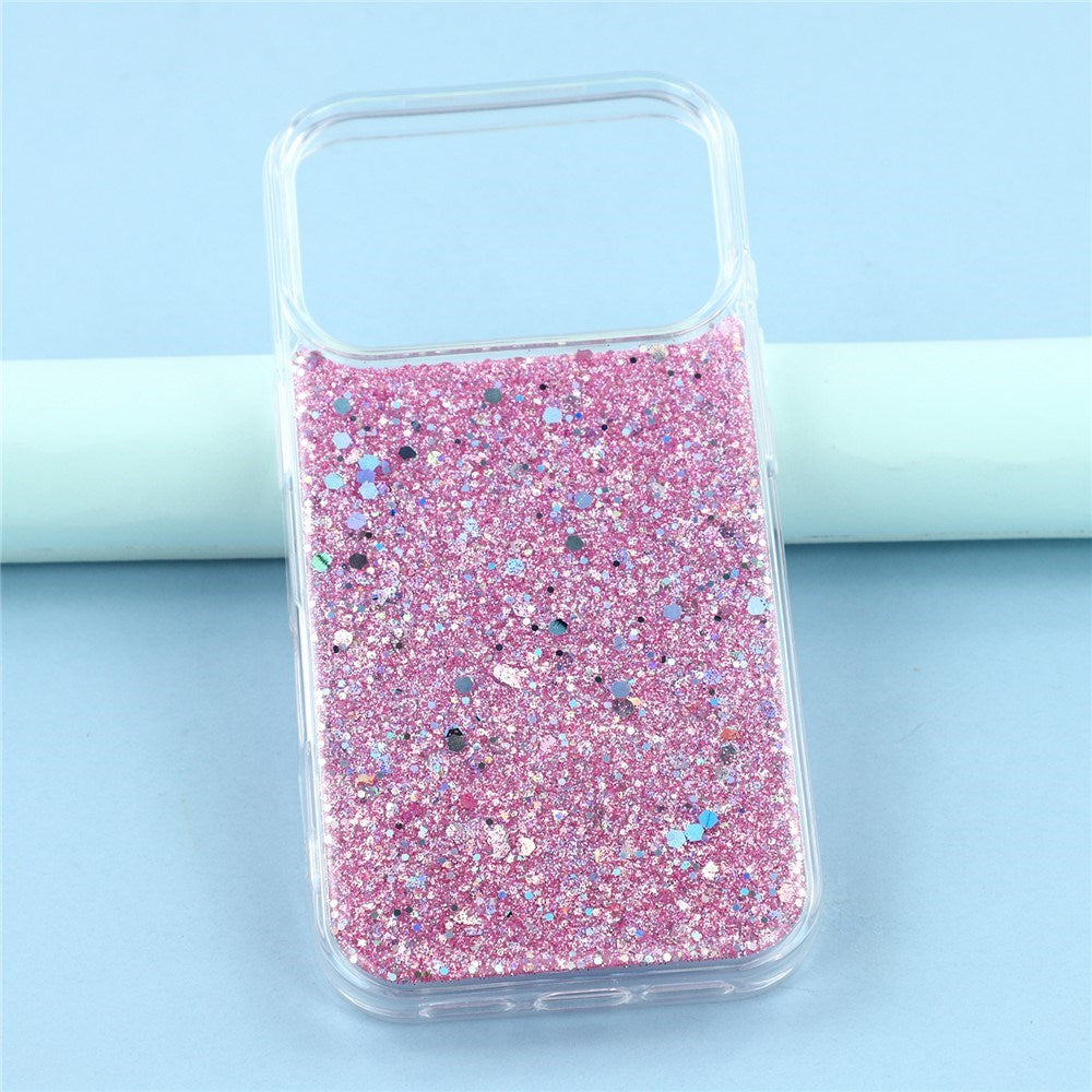 EIDERWOOD iPhone 17 Pro Max Glitter Mobil Cover - Lyserød