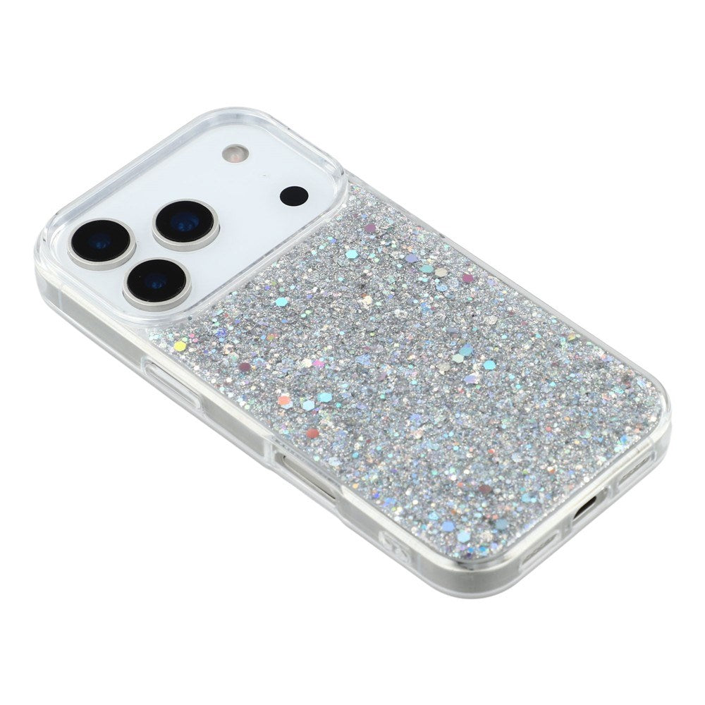 EIDERWOOD iPhone 17 Pro Max Glitter Mobil Cover - Sølv