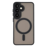 Hybrid Plastik Cover - Samsung Galaxy S25 FE - MagSafe Kompatibel - Sort
