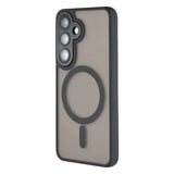 Hybrid Plastik Cover - Samsung Galaxy S25 FE - MagSafe Kompatibel - Sort