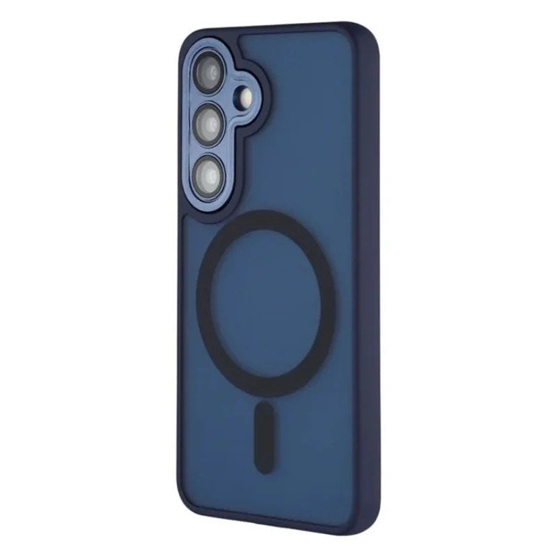 Hybrid Plastik Cover - Samsung Galaxy S25 FE - MagSafe Kompatibel - Blå