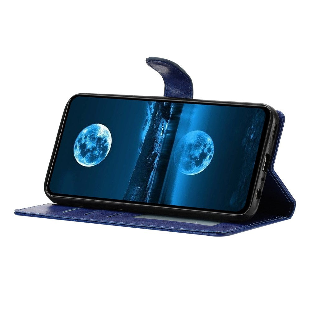 Xiaomi 15T EIDERWOOD Kunstlæder Mobilcover m. Kortholder & Strop - Blå