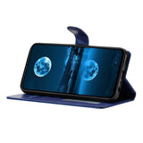 Xiaomi 15T EIDERWOOD Kunstlæder Mobilcover m. Kortholder & Strop - Blå