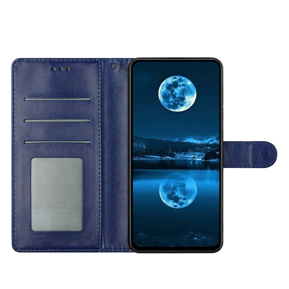 Xiaomi 15T EIDERWOOD Kunstlæder Mobilcover m. Kortholder & Strop - Blå