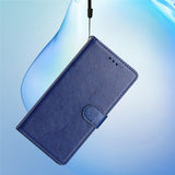 Xiaomi 15T EIDERWOOD Kunstlæder Mobilcover m. Kortholder & Strop - Blå