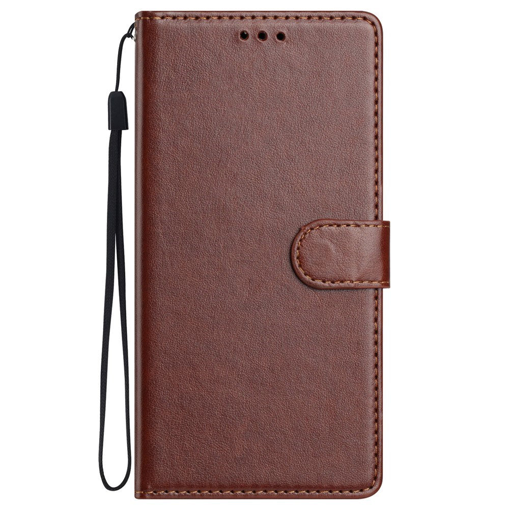 Xiaomi 15T EIDERWOOD Kunstlæder Mobilcover m. Kortholder & Strop - Brun