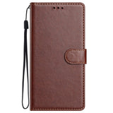 Xiaomi 15T EIDERWOOD Kunstlæder Mobilcover m. Kortholder & Strop - Brun