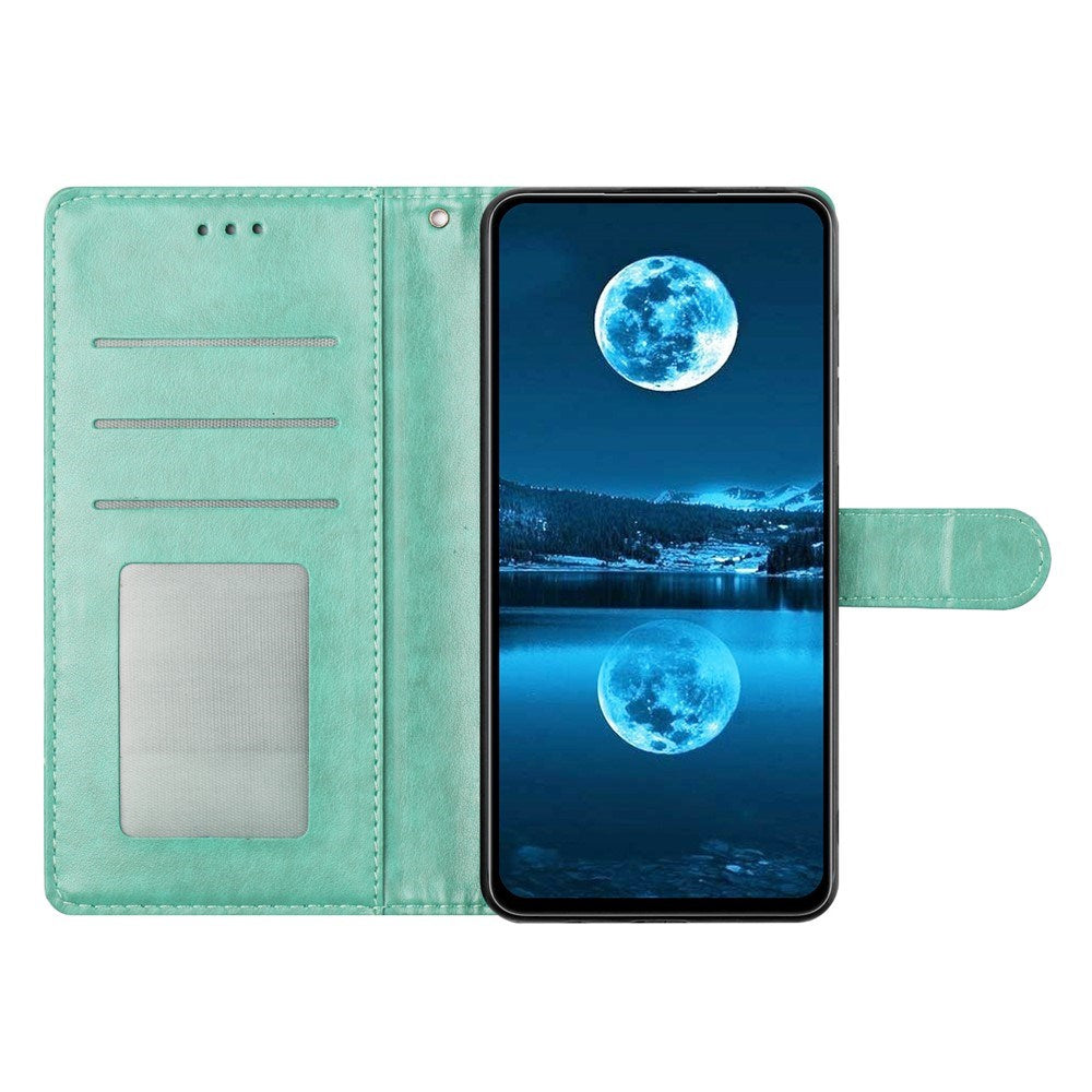 Xiaomi 15T EIDERWOOD Kunstlæder Mobilcover m. Kortholder & Strop - Grøn