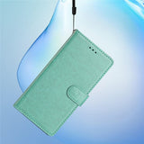 Xiaomi 15T EIDERWOOD Kunstlæder Mobilcover m. Kortholder & Strop - Grøn