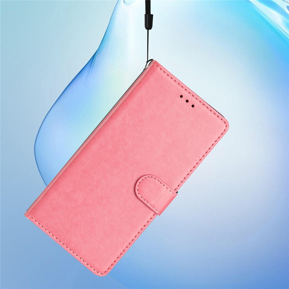 Xiaomi 15T EIDERWOOD Kunstlæder Mobilcover m. Kortholder & Strop - Lyserød