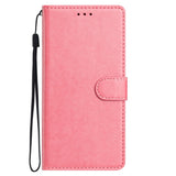 Xiaomi 15T EIDERWOOD Kunstlæder Mobilcover m. Kortholder & Strop - Lyserød