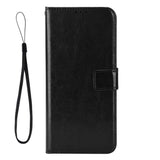 Samsung Galaxy A07 - EIDERWOOD Kunstlæder Flip Cover m. Strop - Sort