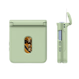 Samsung Galaxy Z Flip7 - EIDERWOOD Hårdt Plastik Cover m. Kortlomme - Grøn