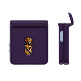 Samsung Galaxy Z Flip7 - EIDERWOOD Hårdt Plastik Cover m. Kortlomme - Mørkelilla