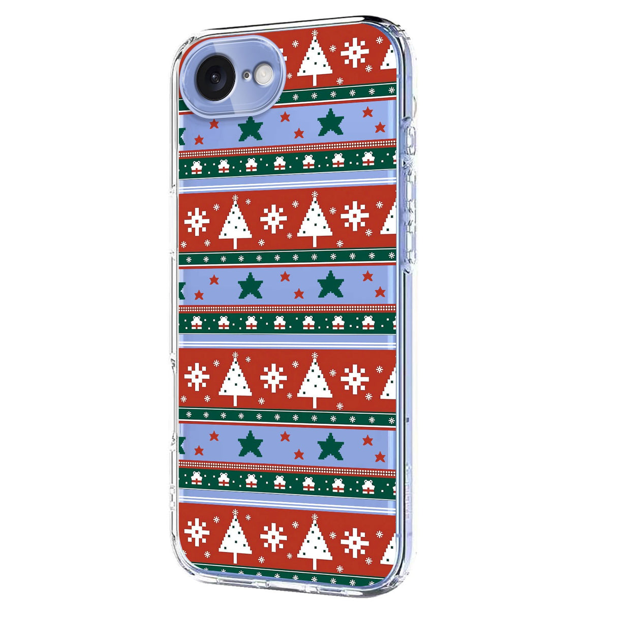 EIDERWOOD iPhone 17e / 16e Fleksibelt Plast Jule Mobil Cover - Gennemsigtig / Mønster