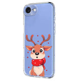EIDERWOOD iPhone 17e / 16e Fleksibelt Plast Jule Mobil Cover - Gennemsigtig / Rensdyr