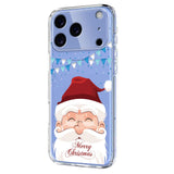 EIDERWOOD iPhone 17 Pro Fleksibelt Plast Jule Mobil Cover - Gennemsigtig / Julemanden