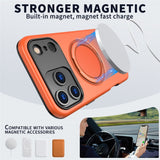 EIDERWOOD iPhone 17 Pro Mobil Cover - Roterende Kickstand - MagSafe Kompatibel - Orange