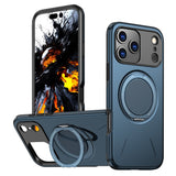 EIDERWOOD iPhone 17 Pro Mobil Cover - Roterende Kickstand - MagSafe Kompatibel - Blå